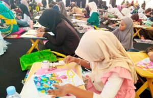 Serunya Lomba Mewarnai BWBF 2026, Anak-anak Bojonegoro Unjuk Bakat