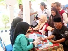 150 Pendonor Ramaikan Bakti Kesehatan Polres Tuban