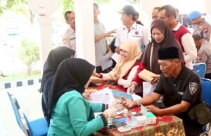 150 Pendonor Ramaikan Bakti Kesehatan Polres Tuban