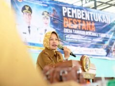 Wabup Nurul Azizah Bentuk Destana di Kepohbaru Bojonegoro, Warga Diminta Siaga Bencana