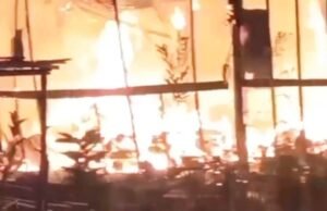 Diduga Korsleting Listrik, Rumah di Dander Bojonegoro Ludes Terbakar