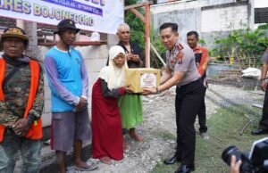 Polres Bojonegoro Bedah Rumah Warga Balen, Hunian Layak di Hari Bhayangkara ke-80