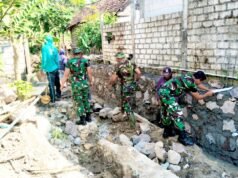 Normalisasi Sungai Jadi Prioritas Pra TMMD Lamongan, TNI dan Warga Gotong Royong