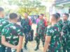 Satgas TMMD 129 Bojonegoro Siap Tanding Voli, Kebersamaan TNI dan Warga Makin Erat