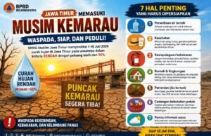 BMKG Ingatkan Puncak Kemarau, Warga Bojonegoro Diminta Waspada 7 Ancaman Ini