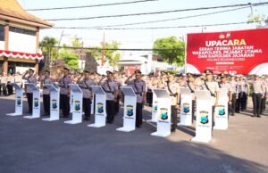 Mutasi Besar di Polres Bojonegoro, Wakapolres hingga Sejumlah Kapolsek Berganti