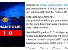Curhatan Warganet soal Layanan 110 Polri Viral, Respon Petugas Dipertanyakan