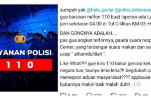 Curhatan Warganet soal Layanan 110 Polri Viral, Respon Petugas Dipertanyakan