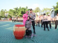 Kapolres Magetan Pimpin Korp Raport Kenaikan Pangkat 84 Anggota Polri dan 1 PNS