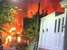 Rumah di Campurrejo Bojonegoro Ludes Terbakar, Kerugian Ditaksir Ratusan Juta