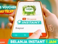 Shopee Belanja Instant 1 Jam Tiba Dukung Gaya Hidup Serba Cepat dan Praktis