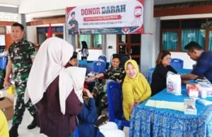 Stok Darah Menipis, Dua Koramil di Bojonegoro Bergerak Kumpulkan 46 Kantong Darah