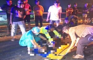 Adu Depan di Jembatan Made Lamongan, Dua Pelajar Tewas