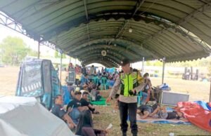 Polsek Tambakrejo Bojonegoro Siaga Pagi, Arus Lalu Lintas Dipastikan Lancar