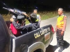 ATM hingga Permukiman Jadi Sasaran Patroli Malam Polsek Tambakrejo Bojonegoro