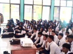 Polisi Turun ke Sekolah, Siswa Baru SMPN 1 Malo Bojonegoro Antusias Ikuti Penyuluhan