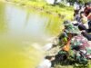 TMMD 129 Bojonegoro Tebar 11 Ribu Benih Ikan, Ketahanan Pangan Desa Kesongo Makin Kuat
