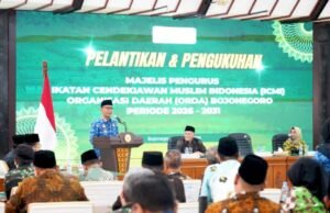 ICMI Bojonegoro Resmi Dilantik, Bupati Siapkan Ruang Kolaborasi Baru