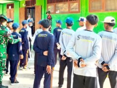 Satgas TMMD 129 Bojonegoro Latih PBB Siswa SMP Kesongo, Disiplin dan Nasionalisme Jadi Fokus