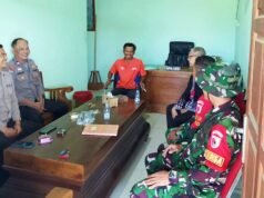 TMMD 129 Bojonegoro Perkuat Sinergi, Satgas Jalin Silaturahmi dengan Pemdes Kesongo