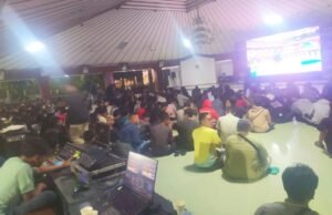 Bola Gembira Bojonegoro Sukses, Nobar Final Piala Dunia Dipenuhi Hadiah dan Hiburan