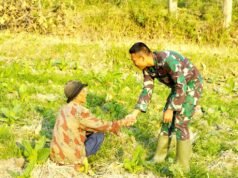 Serda Risky Sambangi Petani Tembakau, Cara Humanis Satgas TMMD 129 Bojonegoro Curi Perhatian