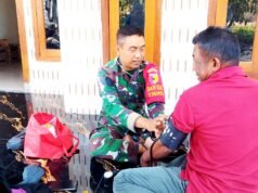 Cek Tensi hingga Suntik Vitamin, Satgas TMMD 129 Bojonegoro Bikin Warga Kesongo Makin Sehat