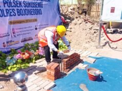 Rehabilitasi Polsek Kedungadem dan Sukosewu Dimulai, Kapolres Bojonegoro Apresiasi Pemkab
