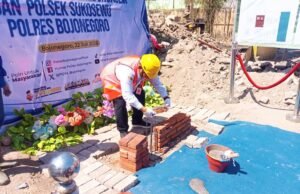 Rehabilitasi Polsek Kedungadem dan Sukosewu Dimulai, Kapolres Bojonegoro Apresiasi Pemkab