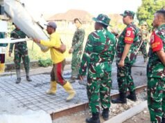 Aksi Letkol Dedy di Lokasi TMMD Bojonegoro, Pastikan Jalan Desa Berkualitas