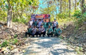 Polsek Malo dan Perhutani Bergerak Cegah Karhutla di Bojonegoro