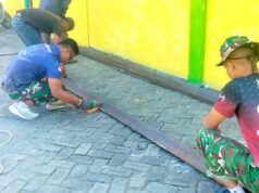 Satgas TMMD Bojonegoro Genjot Pembuatan Jembatan Brang Etan, Akses Warga Segera Lancar
