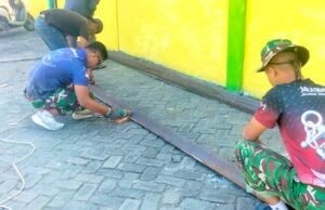 Satgas TMMD Bojonegoro Genjot Pembuatan Jembatan Brang Etan, Akses Warga Segera Lancar