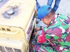 Genset Mogok Tak Hentikan TMMD Bojonegoro, Peltu Syarif Langsung Turun Tangan