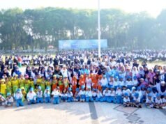 Ribuan Guru dan Murid TK Semarakkan HUT IGTKI ke-76 di Alun-Alun Bojonegoro
