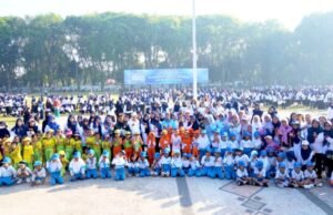Ribuan Guru dan Murid TK Semarakkan HUT IGTKI ke-76 di Alun-Alun Bojonegoro