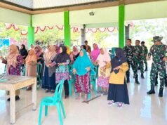 TMMD Bojonegoro Bikin Lansia Kesongo Semangat Senam Bareng TNI