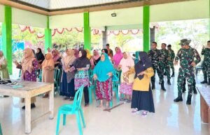 TMMD Bojonegoro Bikin Lansia Kesongo Semangat Senam Bareng TNI