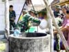 Krisis Air di Kesongo, Satgas TMMD 129 Bojonegoro Salurkan 11 Ribu Liter Air Bersih