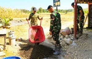 Rumah Mbah Wagini Disulap TMMD 129 Bojonegoro, Kini Makin Layak Dihuni