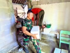 Satgas TMMD 129 Kebut Renovasi Rumah Koko Margono, Gotong Royong Jadi Kekuatan Utama