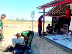 Rumah Mbah Wagini Hampir Rampung, TMMD 129 Bojonegoro Masuk Tahap Finishing