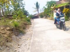 TMMD 129 Bojonegoro Ubah Jalan Rusak Kesongo Jadi Cor Beton, Warga Sumringah