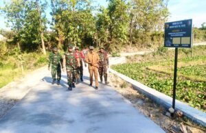 Dansatgas TMMD 129 Bojonegoro Turun Langsung Cek Proyek Desa Kesongo, Hasilnya Bikin Lega