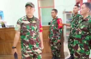 Dansatgas TMMD 129 Bojonegoro Datangi Posko, Semangati Personel di Desa Kesongo