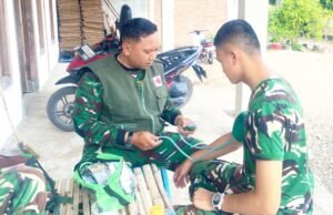 TMMD 129 Bojonegoro Cek Kesehatan Prajurit, Misi Bangun Desa Tak Boleh Terhenti