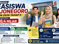 Beasiswa Bojonegoro 2026 Tahap II Resmi Dibuka, Siapkan Berkas Mulai 1 Agustus