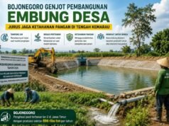 Bojonegoro Bangun Embung, Air Irigasi Tak Lagi Jadi Masalah