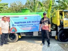 PT BBS Salurkan Air Bersih untuk Warga Kawengan Bojonegoro, Wujud Nyata Kepedulian di Musim Kemarau