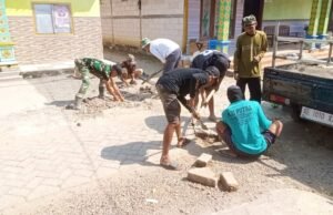 TMMD 129 Bojonegoro Pasang Instalasi Air Bersih hingga Rumah Warga Desa Kesongo